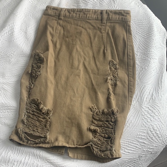 Pistola distressed jean skirt - Picture 4 of 8